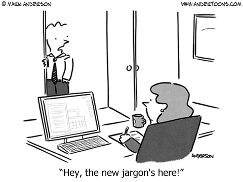 Friday Cartoon: Jargon | Entrebahn Blog